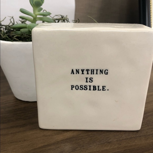 Rae Dunn Other - Rae Dunn Anything is Possible/Dream Big decoration